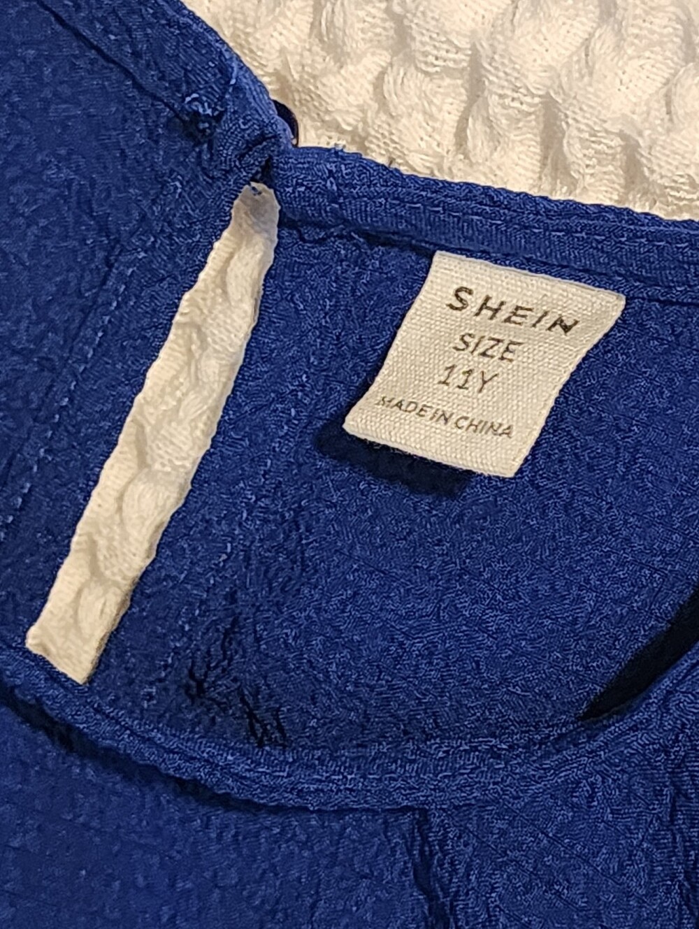 Girls' Ruffle Tank Top - Blue - Picture 5 of 5